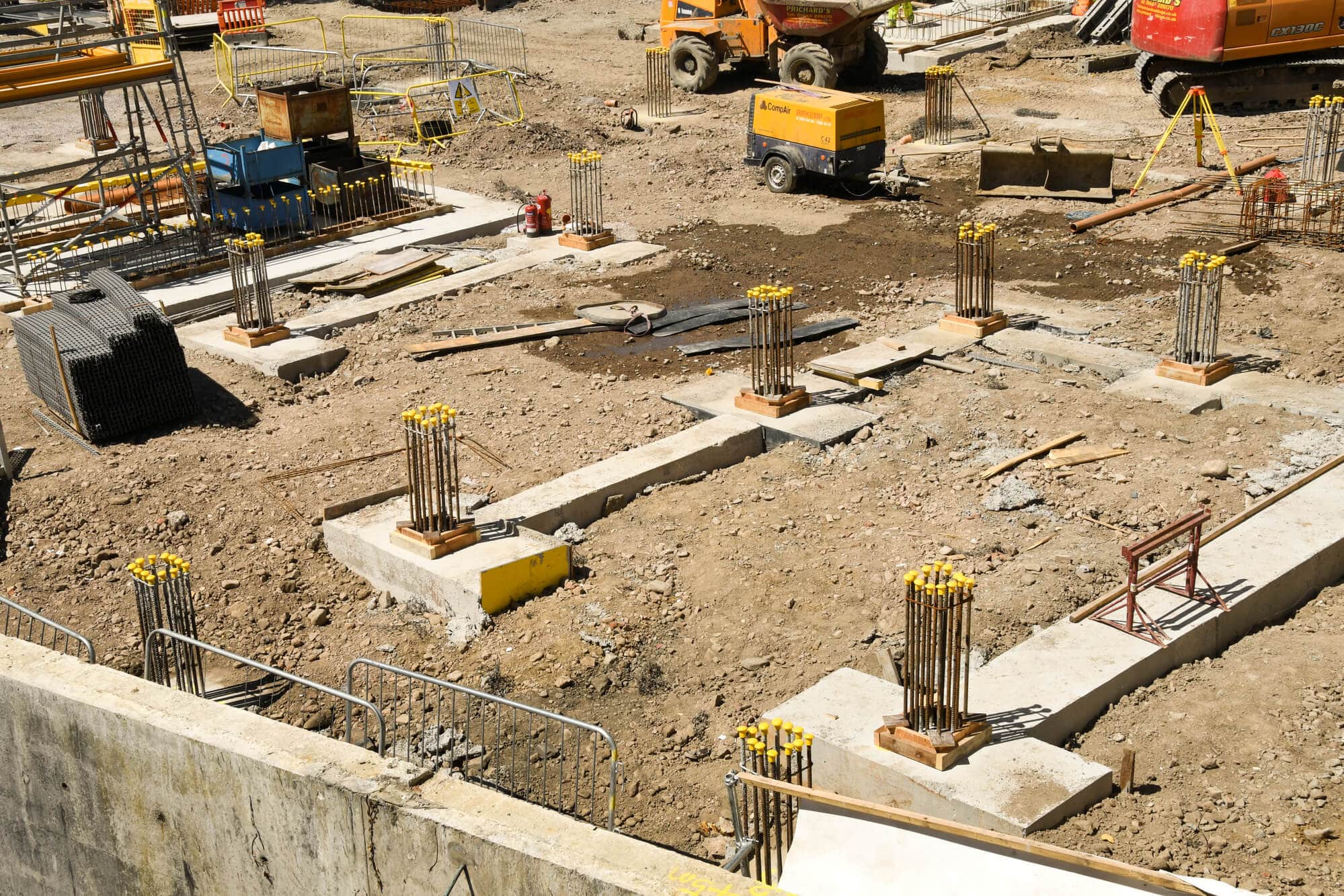 Commercial Foundation - Grand Prairie concrete project in Grand Prairie, TX