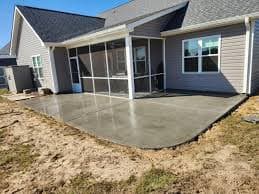 Patio extension in Mansfield estate